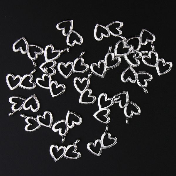 20 pieces mix styles charms pendant findings beads jewelry making crafts, Silver 
20 pieces mix styles charms pendant findings beads jewelry making crafts, Silver