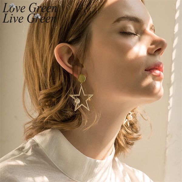 women exaggeration big long star drop earrings dangle accessories fashion imitation pearl earrings jewelry, Silver
women exaggeration big long star drop earrings dangle accessories fashion imitation pearl earrings jewelry, Silver