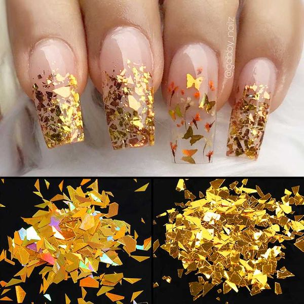 holographics gold silver nail sequins paillette aluminum irregular flakes nail art decoration mirror glitter design foils paper, Silver;gold
holographics gold silver nail sequins paillette aluminum irregular flakes nail art decoration mirror glitter design foils paper, Silver;gold