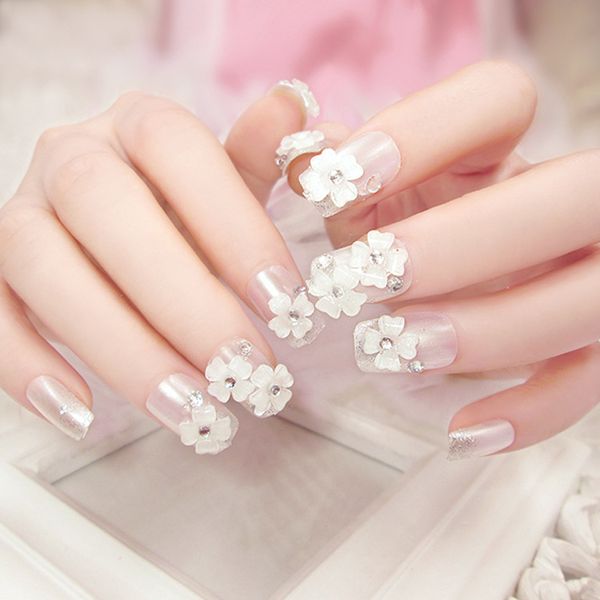 bride white floret pattern 24 sheet/set fake false nail tips diamond round beauty glue design art manicure nail stickers d9, Red;gold
bride white floret pattern 24 sheet/set fake false nail tips diamond round beauty glue design art manicure nail stickers d9, Red;gold