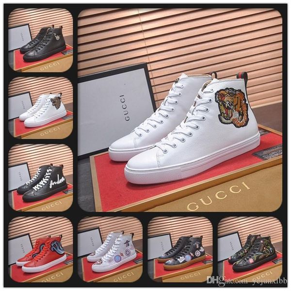 a1 with orignial box designer man autumn winter high upper shoes student board shoes martin boots casual board shoes leather boots, Black
a1 with orignial box designer man autumn winter high upper shoes student board shoes martin boots casual board shoes leather boots, Black