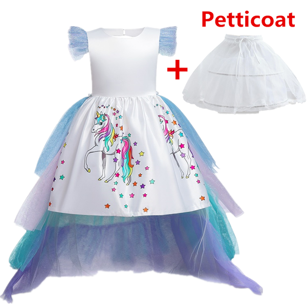 unicorn dress for girls wedding party ball gown with petticoat kids baby birthday princess vestidos children anniivesary clothes, Red;yellow
unicorn dress for girls wedding party ball gown with petticoat kids baby birthday princess vestidos children anniivesary clothes, Red;yellow