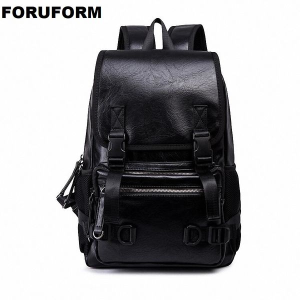 new men's backpack men pu leather backpack for teenagers casual men backpacks large capacity laptravel bag li-2505
new men's backpack men pu leather backpack for teenagers casual men backpacks large capacity laptravel bag li-2505