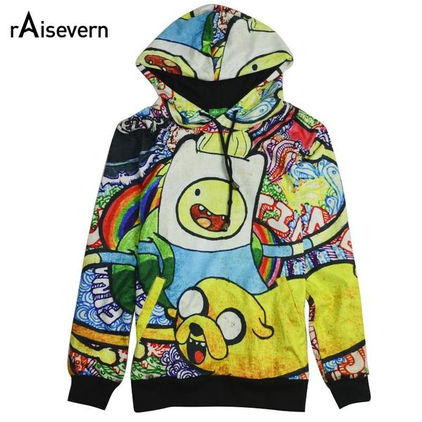 raisevern cartoon hoodies 3d print finn and jake hooded sweatshirts hoody men womens fashion 3d clothes, Black
raisevern cartoon hoodies 3d print finn and jake hooded sweatshirts hoody men womens fashion 3d clothes, Black