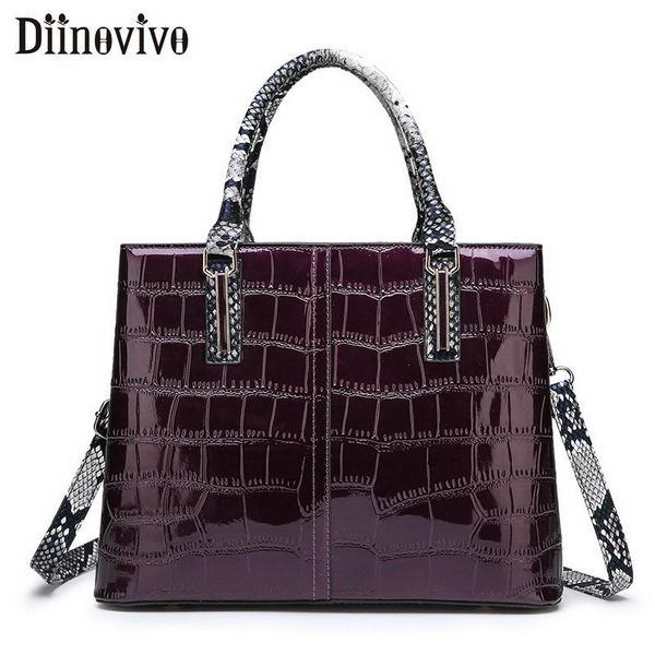 diinovivo patent leather women handbag crocodile handbags women bags shoulder crossbody bag tote female whdv1415
diinovivo patent leather women handbag crocodile handbags women bags shoulder crossbody bag tote female whdv1415