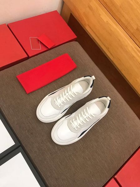 2019 new designer women/men shoes white genuine leather flat bottom ing, Black
2019 new designer women/men shoes white genuine leather flat bottom ing, Black