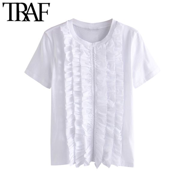 kpytomoa women 2020 fashion ruffled white blouses vintage o neck short sleeve female shirts blusas chic
kpytomoa women 2020 fashion ruffled white blouses vintage o neck short sleeve female shirts blusas chic