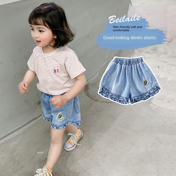 girls pants little girl and shorts and jeans shorts thin western style baby girl summer baby avocado jeans, Blue
girls pants little girl and shorts and jeans shorts thin western style baby girl summer baby avocado jeans, Blue