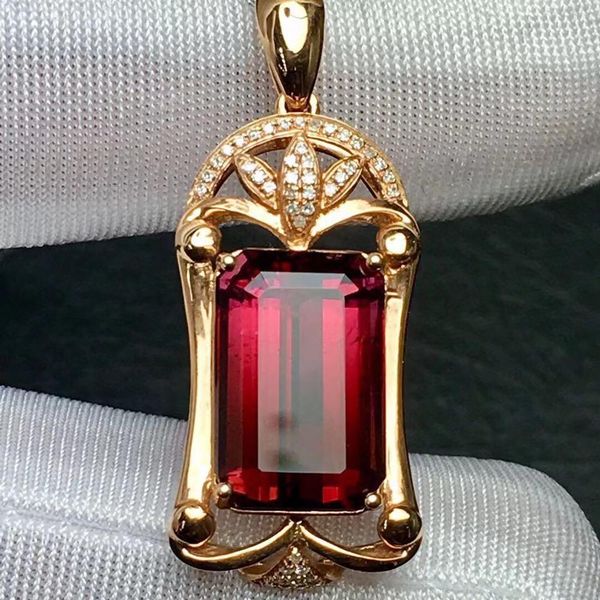 rubillite tourmaline pendant real 18 k gold 100% natural rubillite tourmaline 8.5ct gemstones diamond pendant necklace, Silver
rubillite tourmaline pendant real 18 k gold 100% natural rubillite tourmaline 8.5ct gemstones diamond pendant necklace, Silver