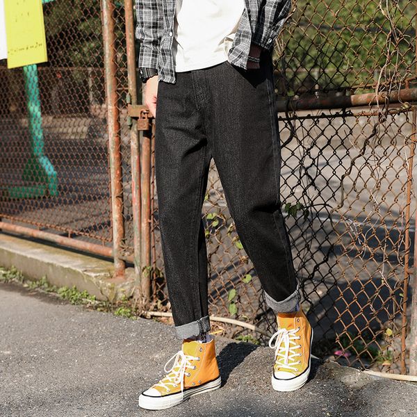 мужская мода 2020 мужская мешковатая стиль джинсовые брюки мода свободные джинсы банан стиль байкер джинсы мужчины, Blue 
мужская мода 2020 мужская мешковатая стиль джинсовые брюки мода свободные джинсы банан стиль байкер джинсы мужчины, Blue