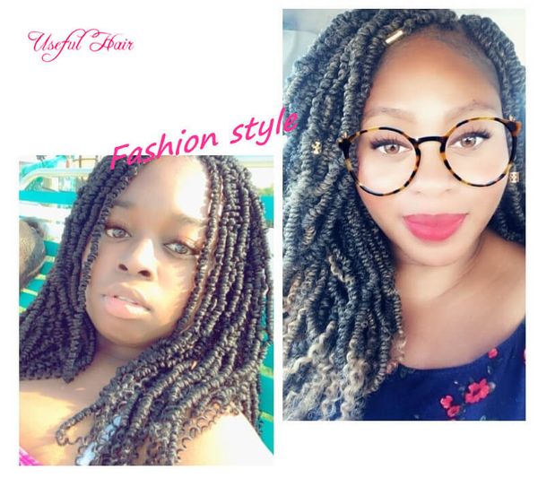 ombre bomb twist pre looped braids crochet braiding synthetic crochet hair 14inch pre-twisted passion twist hair 24strands/pc, Black
ombre bomb twist pre looped braids crochet braiding synthetic crochet hair 14inch pre-twisted passion twist hair 24strands/pc, Black