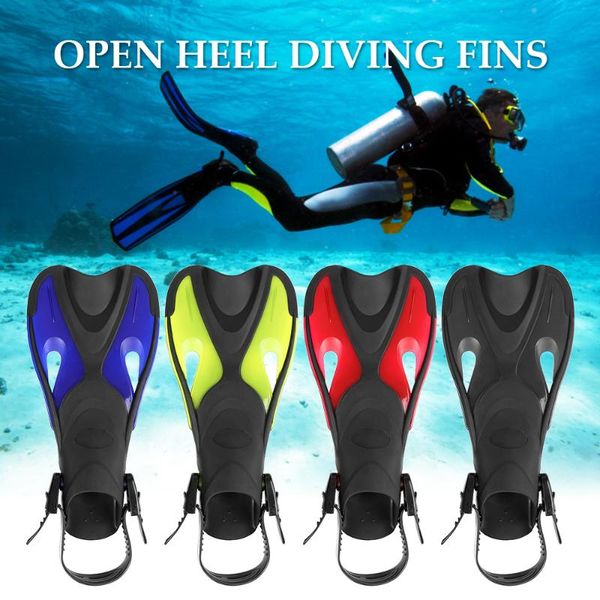 2020 adults/kids anti-slip swimming fins adjustable strap diving fins open heel swim flippers snorkeling scuba equipment 
2020 adults/kids anti-slip swimming fins adjustable strap diving fins open heel swim flippers snorkeling scuba equipment