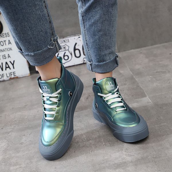 2020 spring new style deft celebrity style men's shoes lively fella hight-trendy shoes patent leather bright breadboard sewi, Black
2020 spring new style deft celebrity style men's shoes lively fella hight-trendy shoes patent leather bright breadboard sewi, Black