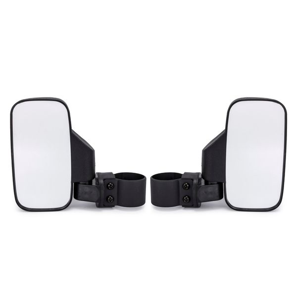 

motoo -utv rearview race mirror side view 1.75/2" clamp easily adjustable fit for polaris ranger rzr can-am maverick