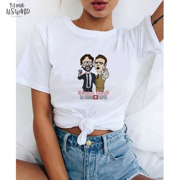 la casa v neck de papel tshirt money heist tees tv streetwear women short sleeve house of paper funny harajuku oversized t, White
la casa v neck de papel tshirt money heist tees tv streetwear women short sleeve house of paper funny harajuku oversized t, White