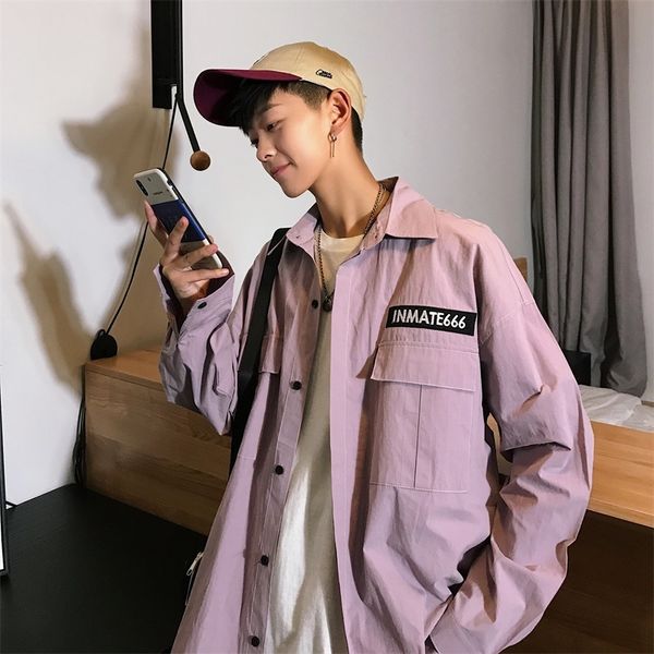2019 spring and summer new solid color casual comfort loose large size trend men's shirt -3xl fashion, White;black
2019 spring and summer new solid color casual comfort loose large size trend men's shirt -3xl fashion, White;black