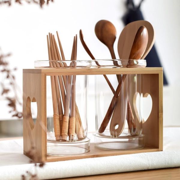glass chopsticks containers with wooden holder kitchen spoon container japan style kitchen storage organizer pots
glass chopsticks containers with wooden holder kitchen spoon container japan style kitchen storage organizer pots