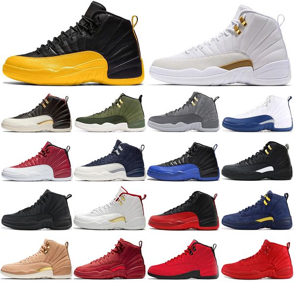 2020 mens trainers basketball shoes 12s reverse flu game dark concord university gold wolf dark grey reverse taxi outdoor sports sneakers, White;red
2020 mens trainers basketball shoes 12s reverse flu game dark concord university gold wolf dark grey reverse taxi outdoor sports sneakers, White;red