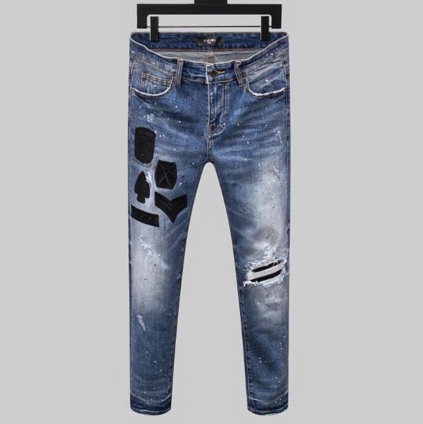 19ss mens designer jeans 2019 spring black ripped distressed holes design jean pencil pants pockets hommes pantalones 802, Blue
19ss mens designer jeans 2019 spring black ripped distressed holes design jean pencil pants pockets hommes pantalones 802, Blue