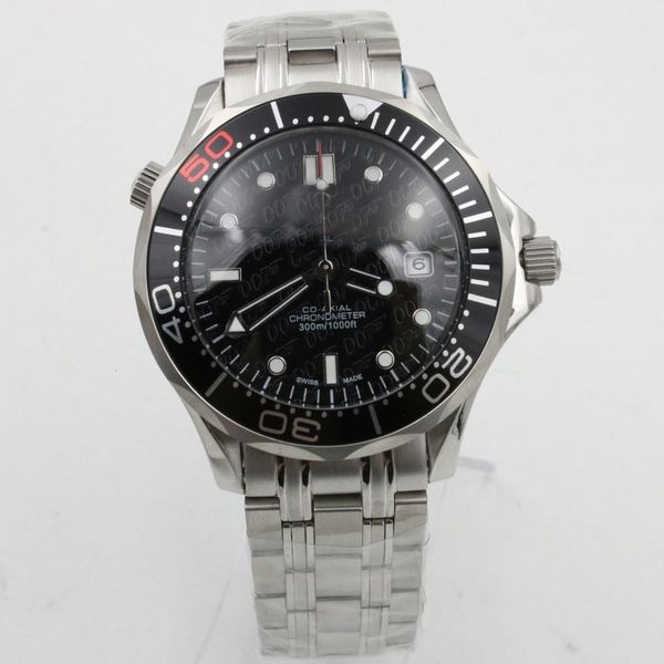 watch men sea master 007 41mm automatic machinery watch no battery stainless steel speed watches 88, Slivery;brown
watch men sea master 007 41mm automatic machinery watch no battery stainless steel speed watches 88, Slivery;brown