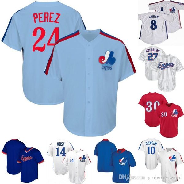 Montreal Expos 8 Gary Carter 10 Andre Dawson 12 Jim Mason 14 Pete Rose 24 Tony Perez 27 Vladimir Guerrero 30 Tim Raines Baseball Jerseys
Montreal Expos 8 Gary Carter 10 Andre Dawson 12 Jim Mason 14 Pete Rose 24 Tony Perez 27 Vladimir Guerrero 30 Tim Raines Baseball Jerseys