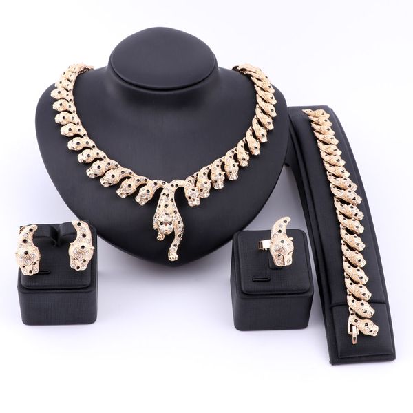 handmade dubai gold color красочные кристалл leopard ювелирные наборы мода нигерийские ювелирные наборы свадебные африканский костюм дубай, Silver
handmade dubai gold color красочные кристалл leopard ювелирные наборы мода нигерийские ювелирные наборы свадебные африканский костюм дубай, Silver