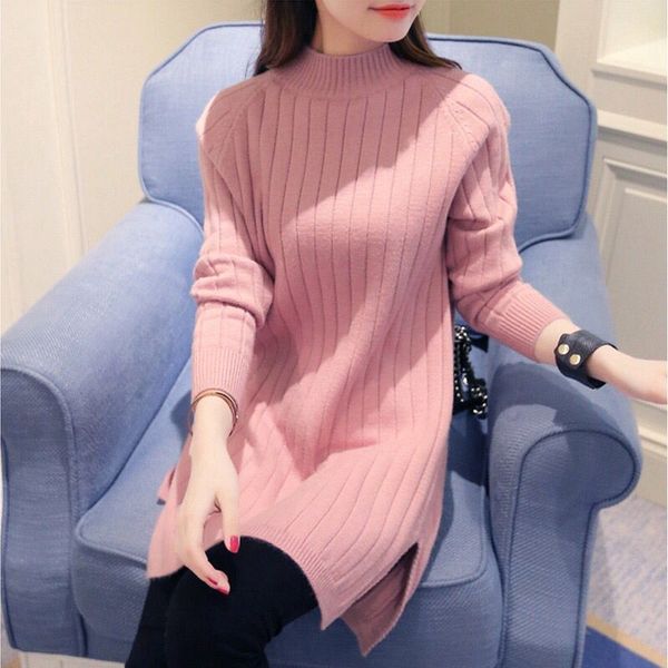 new fashion 2019 women autumn winter long sweater pullovers dress casual warm female knitted sweaters pullover lady, White;black
new fashion 2019 women autumn winter long sweater pullovers dress casual warm female knitted sweaters pullover lady, White;black