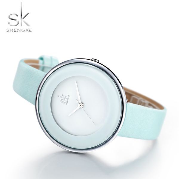 shengke new skyblue leather strap buckle women watches 38 mm big brand simple dial quartz luxury ladies watch reloj mujer, Slivery;brown
shengke new skyblue leather strap buckle women watches 38 mm big brand simple dial quartz luxury ladies watch reloj mujer, Slivery;brown