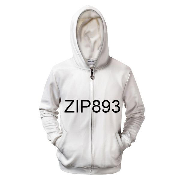 independent station popular zip893 printed zip hoodie hooded sweater, Black