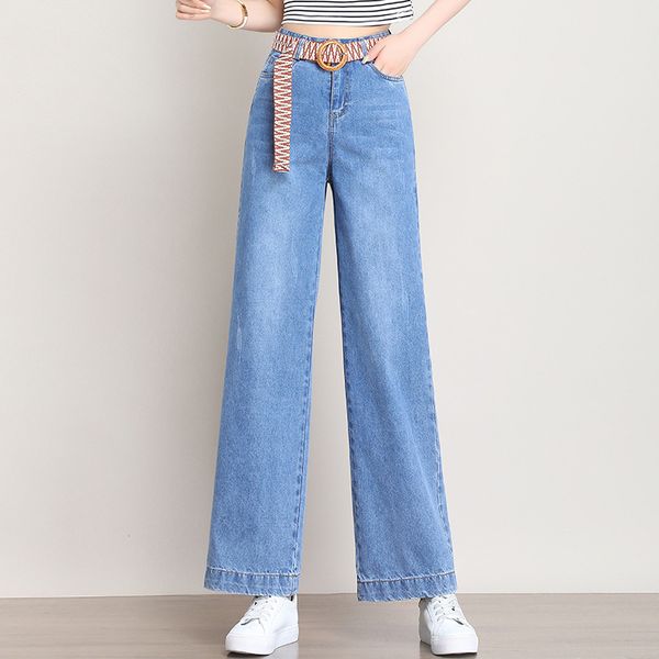 2020 high waist boyfriend wide leg women blue denim jeans with belt loose straight mom jeans mujer streetwear plus size
2020 high waist boyfriend wide leg women blue denim jeans with belt loose straight mom jeans mujer streetwear plus size