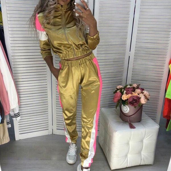 women contrast color side strap elastic waist zipper closure tracksuit sweatshirts fleece joggers 2-piece casual sports set, White;red
women contrast color side strap elastic waist zipper closure tracksuit sweatshirts fleece joggers 2-piece casual sports set, White;red