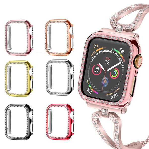 PC Watch Cover Luxury Bling Crystal Diamond Cover for Apple Watch Case for iWatch Series 4 3 2 1 Case 42mm 38mm Band
PC Watch Cover Luxury Bling Crystal Diamond Cover for Apple Watch Case for iWatch Series 4 3 2 1 Case 42mm 38mm Band