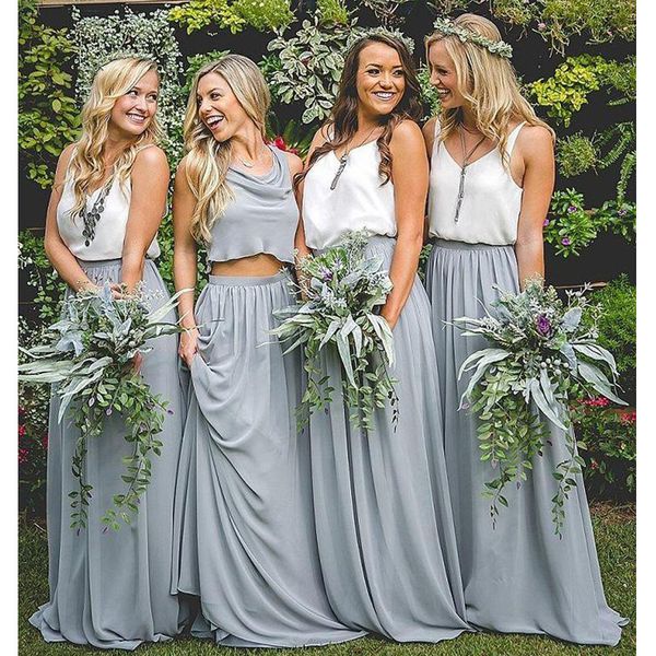 2020 long chiffon skirt bridesmaid dresses floor length party skirt maid of honor dresses, White;pink
2020 long chiffon skirt bridesmaid dresses floor length party skirt maid of honor dresses, White;pink