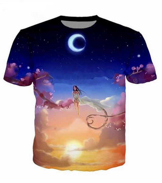 new fashion mens/womans classic anime girl t-shirt summer style funny 3d print casual t shirt plus size aa112, White;black
new fashion mens/womans classic anime girl t-shirt summer style funny 3d print casual t shirt plus size aa112, White;black