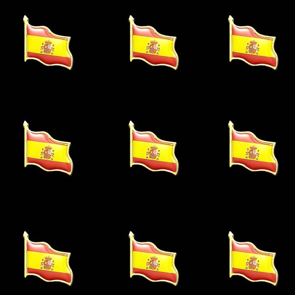 50pcs spain world friendship ornament hat cap lapel pin flag metal laple pin badge clothing lapel
50pcs spain world friendship ornament hat cap lapel pin flag metal laple pin badge clothing lapel
