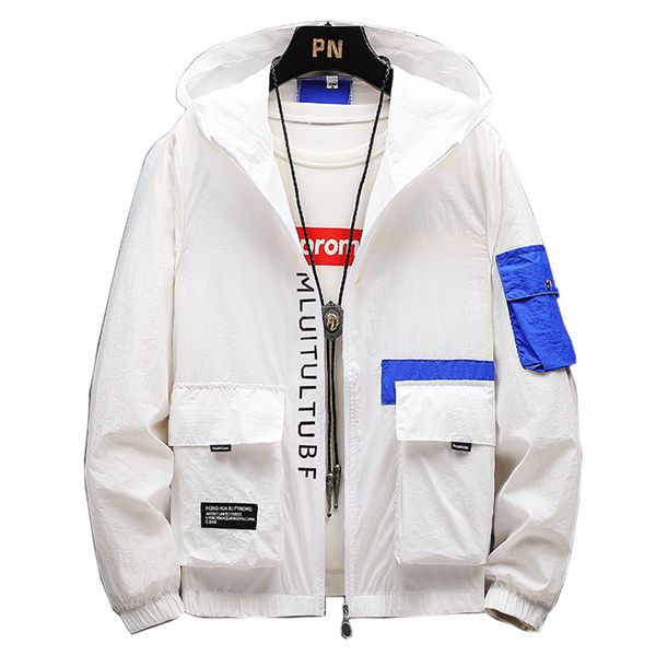 men's jackets fashion breathable 2021 summer autumn male casual hooded jacket coat men frivolous sun protection mont, Black;brown
men's jackets fashion breathable 2021 summer autumn male casual hooded jacket coat men frivolous sun protection mont, Black;brown