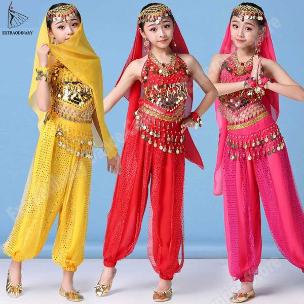 children belly dance costume kids bollywood girls dance clothing set belt pants headpieces veil necklace earing, Black;red
children belly dance costume kids bollywood girls dance clothing set belt pants headpieces veil necklace earing, Black;red