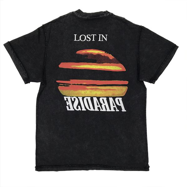 ask inside out vintage high street fire cloud sunset washed tee/reverse loose short-sleeved t-shirt, Red
ask inside out vintage high street fire cloud sunset washed tee/reverse loose short-sleeved t-shirt, Red