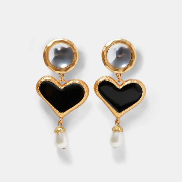 fashion heart simulated pearl drop earring for women boho metal dangle earring wedding party valentine gift jewelry, Silver
fashion heart simulated pearl drop earring for women boho metal dangle earring wedding party valentine gift jewelry, Silver
