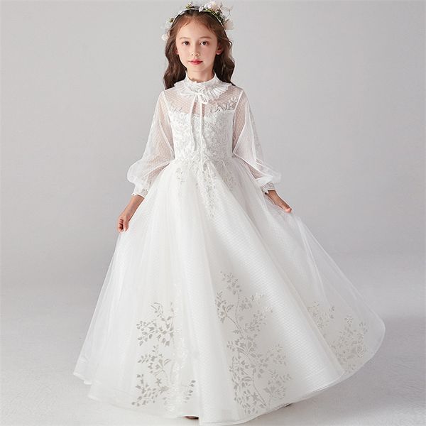 children girls solid white color elegant evening birthday party princess mesh dress kids teenager host piano costumes long dress, Red;yellow
children girls solid white color elegant evening birthday party princess mesh dress kids teenager host piano costumes long dress, Red;yellow