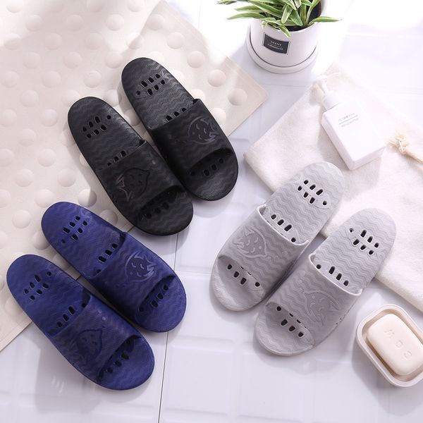 slippers l foot bathroom non-slip leaking slippers indoor household fish sandals plastic pvc men, Black
slippers l foot bathroom non-slip leaking slippers indoor household fish sandals plastic pvc men, Black