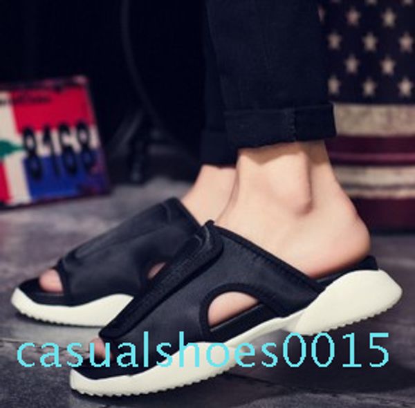 y3 ro style gd slippers male personality male sandals caltha shoes drag gladiator c15, Black
y3 ro style gd slippers male personality male sandals caltha shoes drag gladiator c15, Black