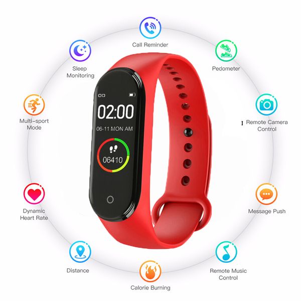 smart m4 with activity tracker watch men's and women's monitor bracelet waterproof fitness runway, Slivery;brown
smart m4 with activity tracker watch men's and women's monitor bracelet waterproof fitness runway, Slivery;brown