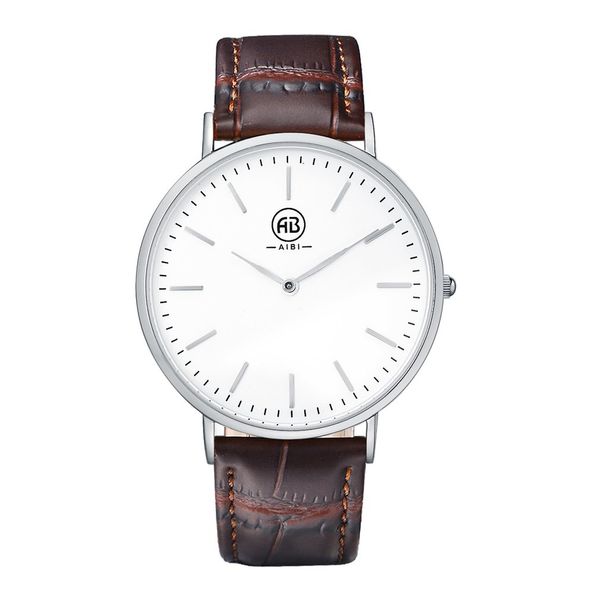 ultra-slim fashion lovers watch leather band analog quartz watch with gifts box waterproof business casual for couples, Slivery;brown
ultra-slim fashion lovers watch leather band analog quartz watch with gifts box waterproof business casual for couples, Slivery;brown
