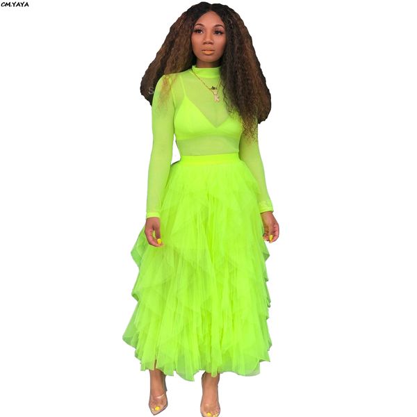 2019 women summer fashion mesh high waist ball gown maxi skirt night club party casual beach bohemian long skirts 5color glg0214, Black;gray
2019 women summer fashion mesh high waist ball gown maxi skirt night club party casual beach bohemian long skirts 5color glg0214, Black;gray