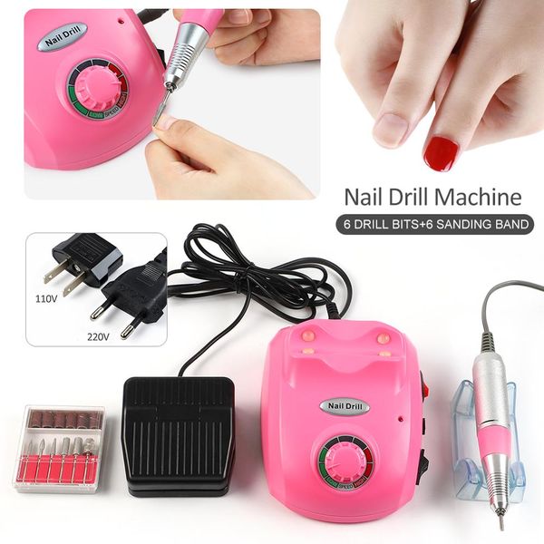 professiona nail drill machine pro manicure machine apparatus for manicure pedicure kit electric file with cutter nail art tools, Silver
professiona nail drill machine pro manicure machine apparatus for manicure pedicure kit electric file with cutter nail art tools, Silver