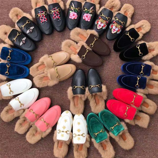 designer genuine leather loafers fur muller slipper with buckle fashion women princetown ladies casual fur mules flats new high quality, Black
designer genuine leather loafers fur muller slipper with buckle fashion women princetown ladies casual fur mules flats new high quality, Black