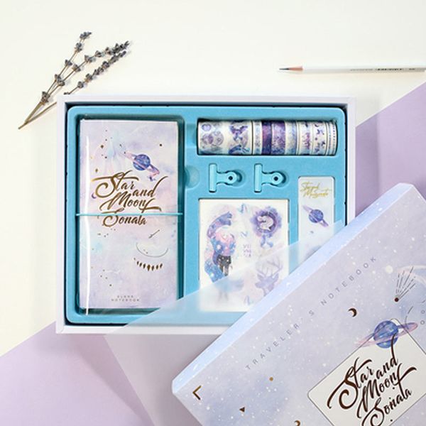 2019 Yiwi Pp Transparent Standard Travel Notebook With Blank Grid Month Filler Pages With Gifts Box