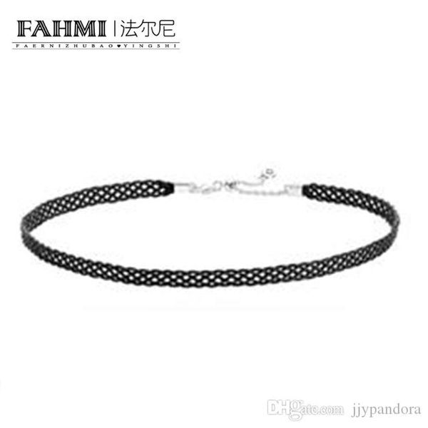 fahmi 100% 925 sterling silver new 1:1 590543cbk black retractable choker necklace original women's vintage jewelry
fahmi 100% 925 sterling silver new 1:1 590543cbk black retractable choker necklace original women's vintage jewelry