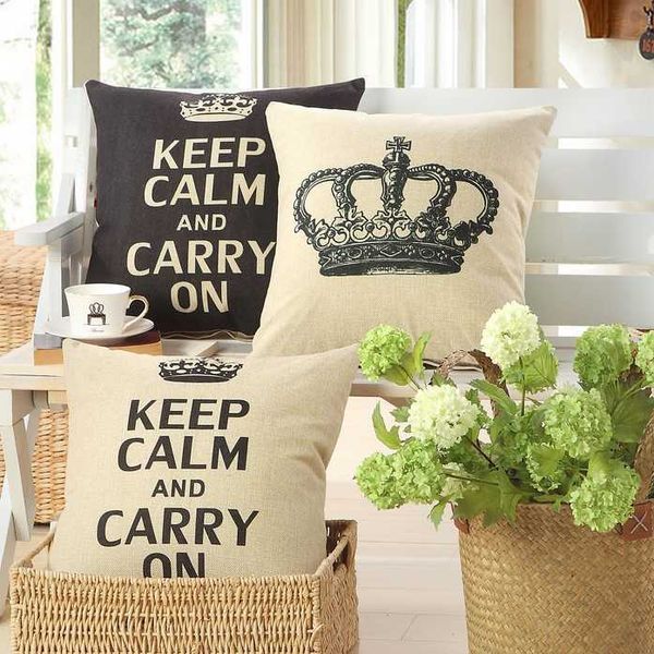 keep calm and carry on pillowcase home decorative sofa cushion cute seat cushion crown
keep calm and carry on pillowcase home decorative sofa cushion cute seat cushion crown